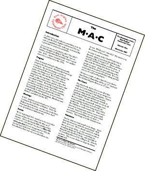 The MAC - Number 1, December 2007